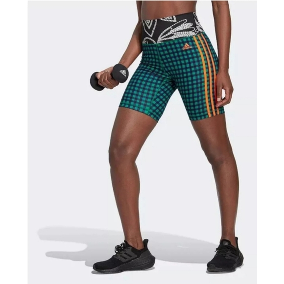 New Adidas x FARM Rio Bike Shorts Size XS - Picture 13 of 15